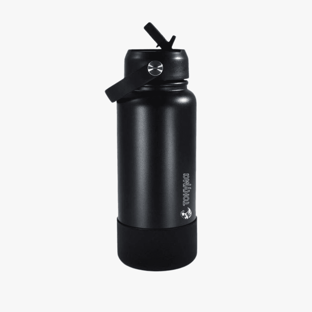 Steel Bottle — Black Tall