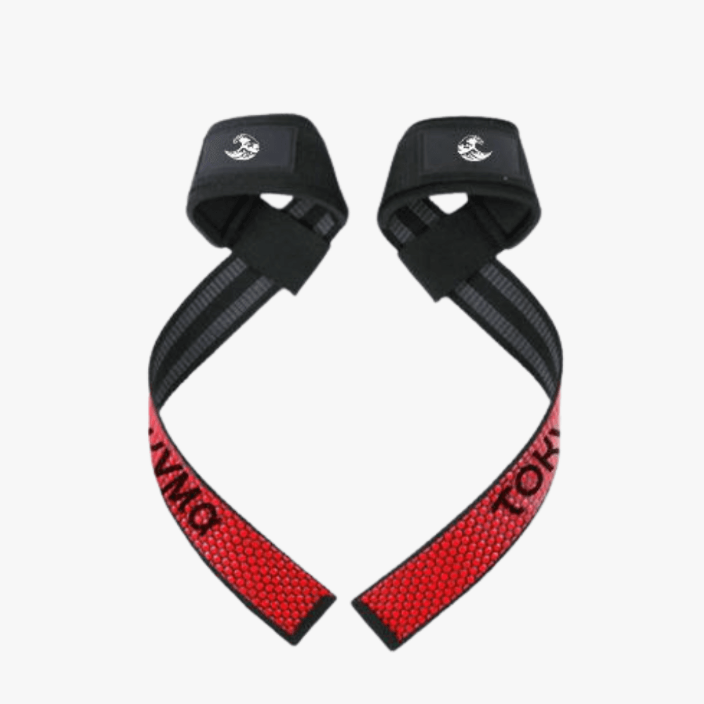 Lifting Straps — Black/Red